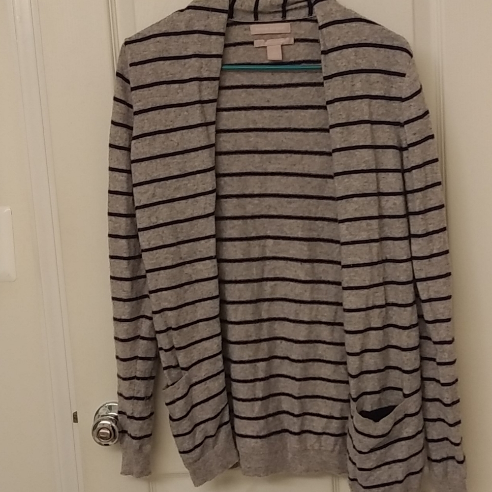 BANANA REPUBLIC Nautical Stripe Cardigan